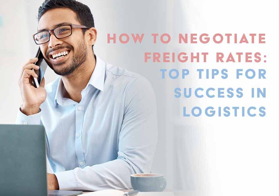 Freight Agent Negotiate Freight Rate On Phone and Laptop - Kopf Logistics Group