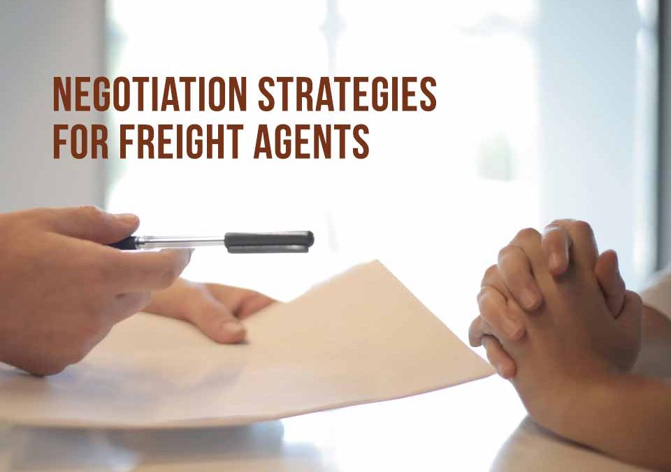 Negotiation Strategies for Freight Agents ﻿