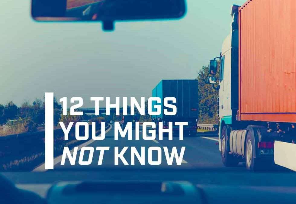 Truck Driver Facts: Top 12 Things You Might Not Know