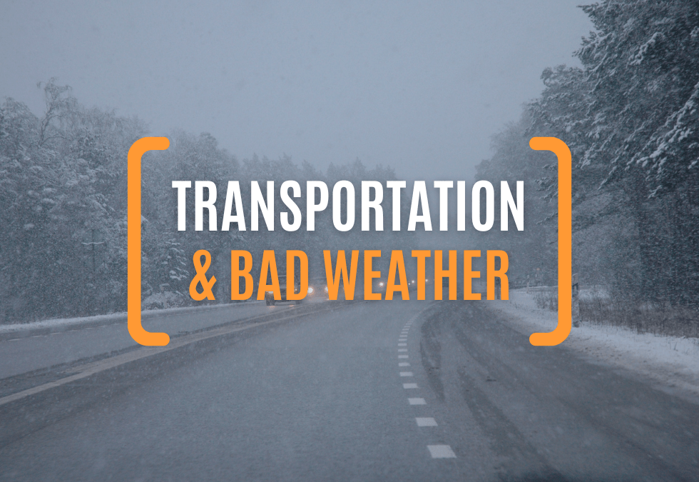 Kopf Logistics blog about how bad weather affects transportation