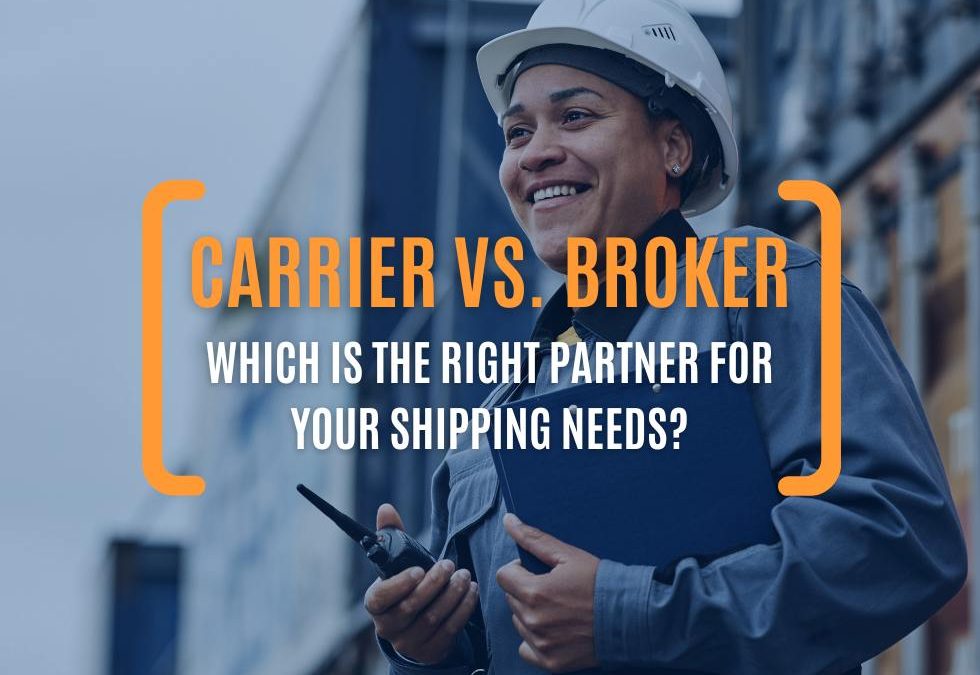 Carrier vs broker blog post by Kopf Logistics Group